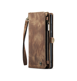 Samsung Galaxy S25 Ultra | Samsung Galaxy S25 Ultra - CaseMe™ Multifunktionel Læder Etui / Pung - Brun - DELUXECOVERS.DK
