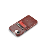 iPhone 17e / 16e | iPhone 17e / 16e - NX Design™ Læder Cover M. Kortholder - Brun - DELUXECOVERS.DK
