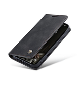 iPhone 17 Pro Max | iPhone 17 Pro Max - CaseMe™ Noble Læder Etui / Pung - Sort - DELUXECOVERS.DK