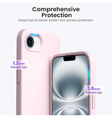iPhone 16e | iPhone 16e - Deluxe™ Soft Touch Silikone Cover - Pink - DELUXECOVERS.DK