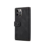 iPhone 16 Pro Max | iPhone 16 Pro Max - ESEBLE™ Læder Cover Etui M. Pung - Sort - DELUXECOVERS.DK