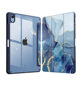 iPad 10.9" (2022) | iPad 11" (2025) / iPad 10.9" (2022) - DeLX™ Marble Cover - Azure Sapphire - DELUXECOVERS.DK