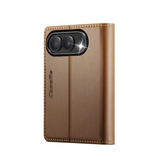 iPhoneDuo | iPhone Duo – CaseMe™ Neo Læder Cover / Pung - Brun - DELUXECOVERS.DK