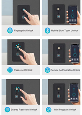 Nøgleboks | Smart Nøgleboks med Fingeraftryk, Kode og App - DELUXECOVERS.DK