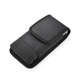 iPhone 15 Plus | iPhone 15 Plus - SafeOne™ Nylon Bæltetaske / Etui - Sort - DELUXECOVERS.DK