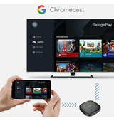 Gadgets | Android Smart TV/Film 8K Streaming Box - Sort - DELUXECOVERS.DK