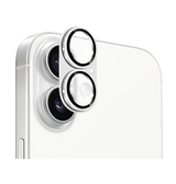 iPhone Beskyttelsesglas | iPhone 17 - ENKAY™ 9H Kamera Linse Beskyttelsesglas - Silver Aluminium - DELUXECOVERS.DK