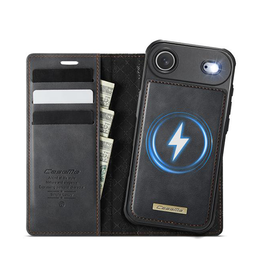 iPhone 17 Air - CaseMe™ Premium Læder Cover / Pung - Sort