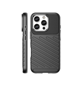 iPhone 16 Pro Max | iPhone 16 Pro Max - Thunderbolt™ Silikone Cover - Sort - DELUXECOVERS.DK
