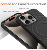 iPhone 16 Pro | iPhone 16 Pro - DeLX™ Wave Silikone Cover - MagSafe kompatibel - Sort - DELUXECOVERS.DK