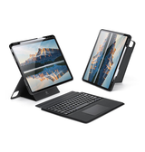 iPad Air 6 11" 2024 | iPad Air 11" (2024/2025/2026) - Bluetooth tastatur-cover – Sort – DUX DUCIS™ - DELUXECOVERS.DK