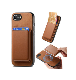 iPhone 16e - Valora™ MagSafe Kortholder 2-i-1 Cover - Retro Brun