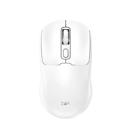 ZGA® | Ergonomisk BT 5.0 Mus | 2.4GHz Trådløs Mus - Hvid