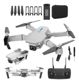 Drone | E88 PRO™ - Begynder Drone - Sammenklappelig - Grå - DELUXECOVERS.DK