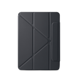 iPad Pro 13 (2024) | iPad Pro 13" (2024) - NOBLE™ Trifold Læder Cover M. Stander - Sort - DELUXECOVERS.DK