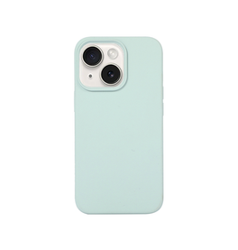 iPhone 14 Plus - IMAK™  Pastel Silikone Cover - Moss Green