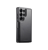 Samsung Galaxy S25 | Samsung Galaxy S25 - CaseNeo™ Læder Cover M. Kortholder - Sort - DELUXECOVERS.DK
