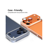 iPhone 17 Pro Max - XDCASE™ Armor Kamera Linse Beskyttelsesglas - Orange