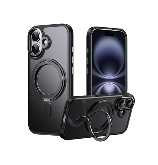 iPhone 17 | iPhone 17 - DeLX™ MagSafe Cover M. Stander - Sort - DELUXECOVERS.DK