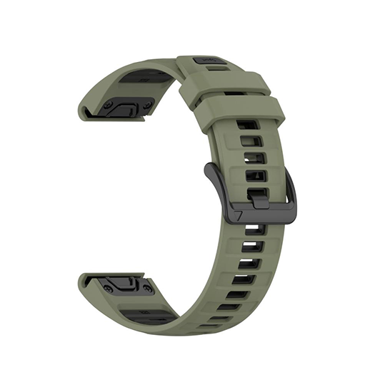 Garmin QuickFit 22mm - Silikone Rem - MotionTrack™ - Army grøn