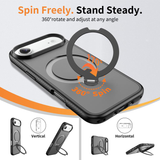 iPhone 17 Air | iPhone 17 Air - MagSafe-cover med stander - Sort - DELUXECOVERS.DK