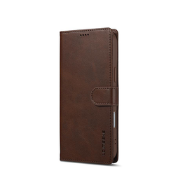 iPhone 17 Pro Max | iPhone 17 Pro Max - LC.IMEEKE™ Læder Cover M. Kortholder - Brun - DELUXECOVERS.DK