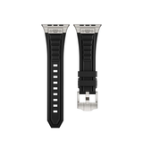 Apple Watch (42/44/SE/45/46/49mm) - High Stretch Armor Silikonerem - Sort
