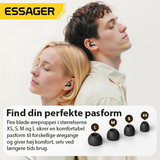 Ørepropper | Silikone Ørepropper - 45 dB Støjdæmpning - Genanvendelige - ESSAGER™ - DELUXECOVERS.DK
