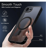 iPhone 16e | iPhone 16e - NovoShield™ MagSafe Silikone Cover - Sort - DELUXECOVERS.DK