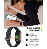 SmartWatch | NordPulse™ Aktivitetsur - Puls, Skridt, Aktivitet & Søvn - Sort - DELUXECOVERS.DK