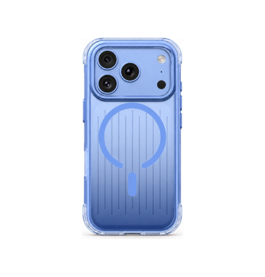 iPhone 18 Pro Max - AirGuard Cover™ MagSafe Silikone Cover - Blå