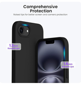 iPhone 16e | iPhone 16e - Deluxe™ Soft Touch Silikone Cover - Sort - DELUXECOVERS.DK