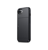 iPhone 16e | iPhone 16e - Deluxe™ Håndværker Cover M. Kortholder - Sort - DELUXECOVERS.DK