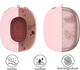 AirPods Max | AirPods Max (3-i-1) Silikone Cover Sæt – Lyserød – XDCASE™ - DELUXECOVERS.DK