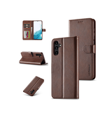 Samsung Galaxy S23 | Samsung Galaxy S23 - LC.IMEEKE™ Læder Cover M. Kortholder - Brun - DELUXECOVERS.DK