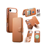 iPhone 17 Air | iPhone 17 Air - CaseNeo™ 2-i-1 MagSafe Læder Cover M. Kortholder - Brun - DELUXECOVERS.DK