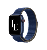 Apple Watch 42-49mm | Apple Watch (42/44/SE/45/46/49mm) - L'Empiri™ Sport+ Nylon Velcro Rem - Navy - DELUXECOVERS.DK