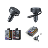 33W biloplader med udtrækkeligt USB-C-kabel (65 cm) – WEKOME™