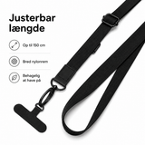 Universal Lang Strop til Mobil & iPhone - Sort