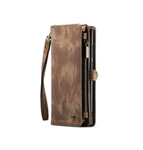 Samsung Galaxy S23 | Samsung Galaxy S23 - CaseMe™ Multifunktionel Læder Etui / Pung - Brun - DELUXECOVERS.DK