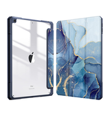 iPad 5 | iPad 5 - 9.7" - DeLX™ Marble Cover - Blå - DELUXECOVERS.DK