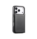 iPhone 17 Pro Max | iPhone 17 Pro Max - CaseNeo™ 2-i-1 MagSafe Læder Cover M. Kortholder - Sort - DELUXECOVERS.DK