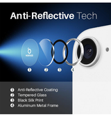 iPhone Beskyttelsesglas | iPhone 16e - NTJO™ 9H Kamera Linse Beskyttelsesglas - Sølv - DELUXECOVERS.DK