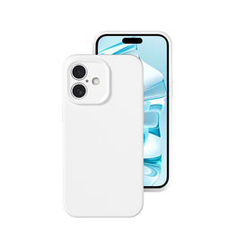 iPhone 16 Plus | iPhone 16 Plus - Deluxe™ Jelly Silikone Cover - Hvid - DELUXECOVERS.DK