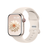 Apple Watch 38mm | Apple Watch (38/40/SE/41/42mm) - Luna Silikonerem - Mocca - DELUXECOVERS.DK
