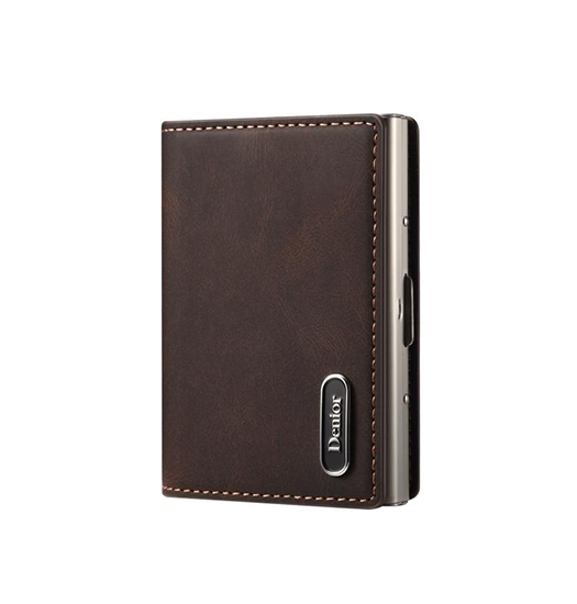 Denior™ - Retro Kortholder - M. MagSafe - Brun