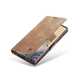 Samsung Galaxy S25 Ultra | Samsung Galaxy S25 Ultra - CaseMe™ Noble Læder Etui / Pung - Brun - DELUXECOVERS.DK
