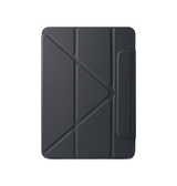 iPad 10.9" (2022) | iPad 11" (2025) / iPad 10.9" (2022) - NOBLE™ Trifold Læder Cover M. Stander - Sort - DELUXECOVERS.DK