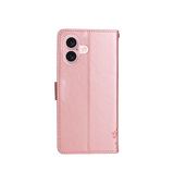 iPhone 16 - BUTTERFLY™ Læder Etui / Taske M. Pung - Rose