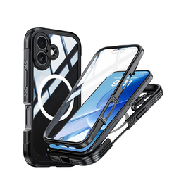 iPhone 17 | iPhone 17 - ToughCase Hybrid-X Håndværker Cover - Sort - DELUXECOVERS.DK